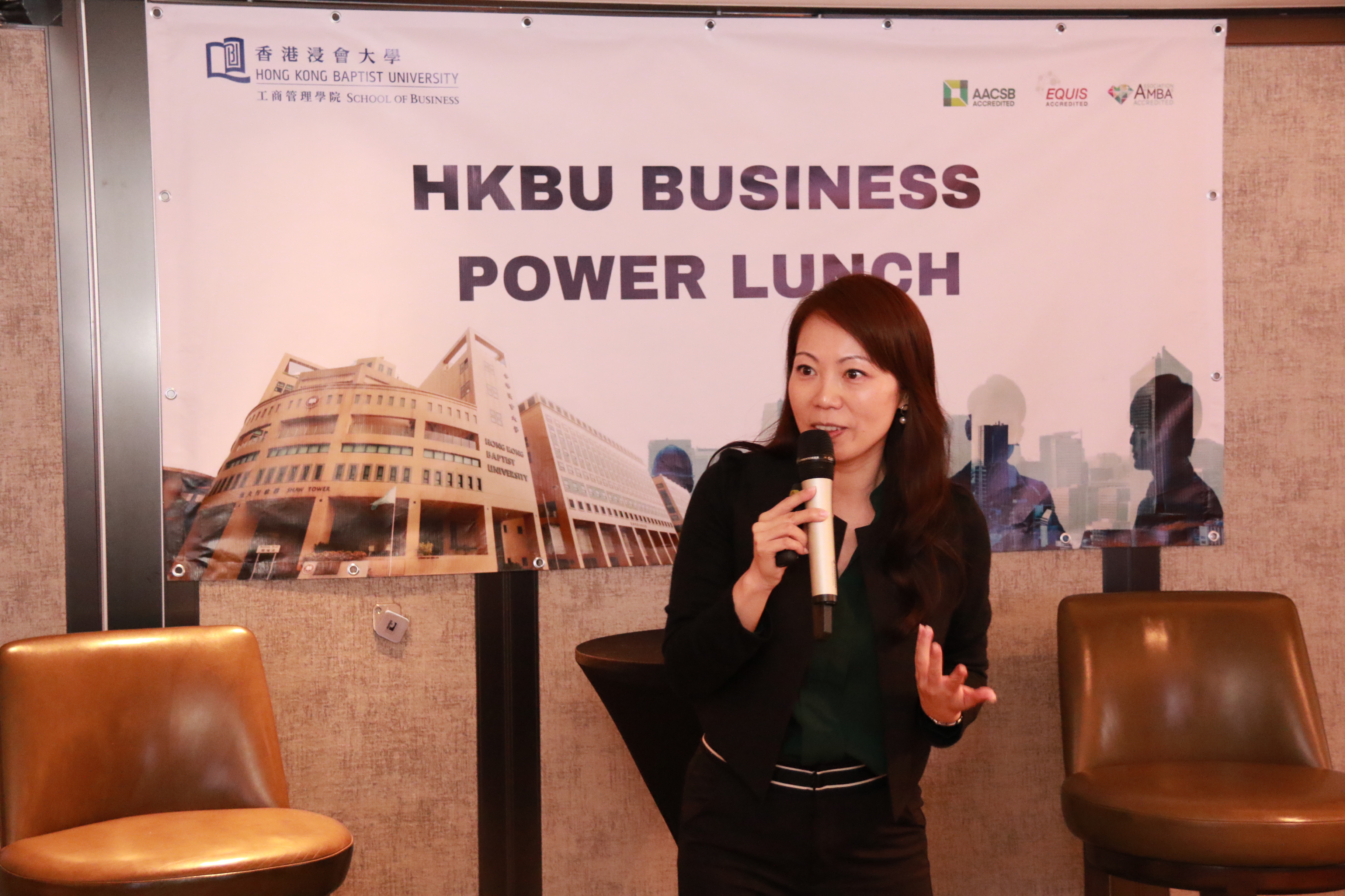 Prof. Kimmy Chan Highlights Service Robots’ Potential at Comeback of HKBU Business Power Lunch