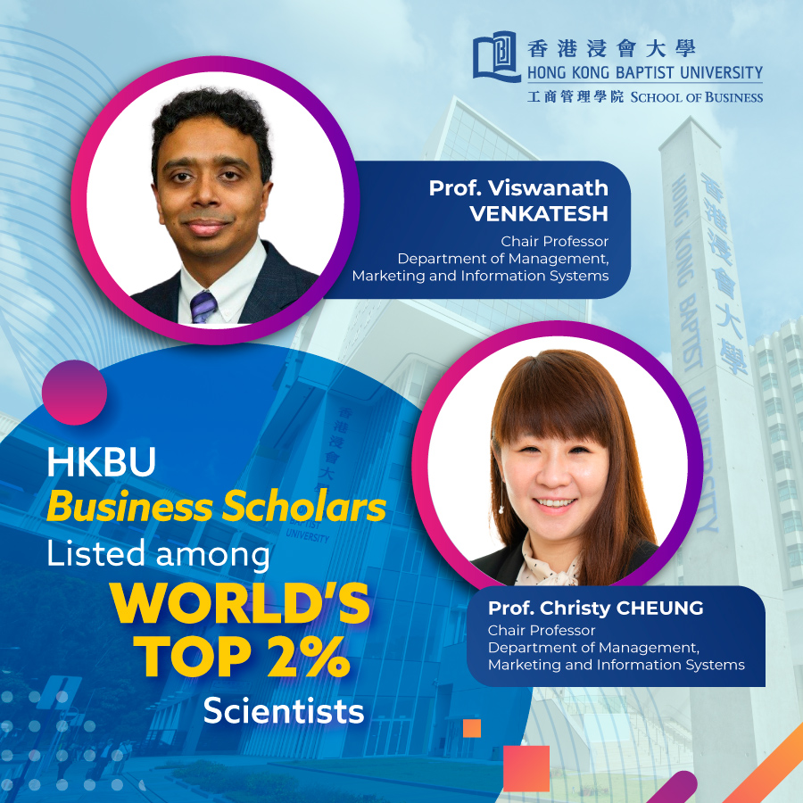 Two Distinguished Business Scholars Listed Among World’s Top 2% Most-Cited Scientists