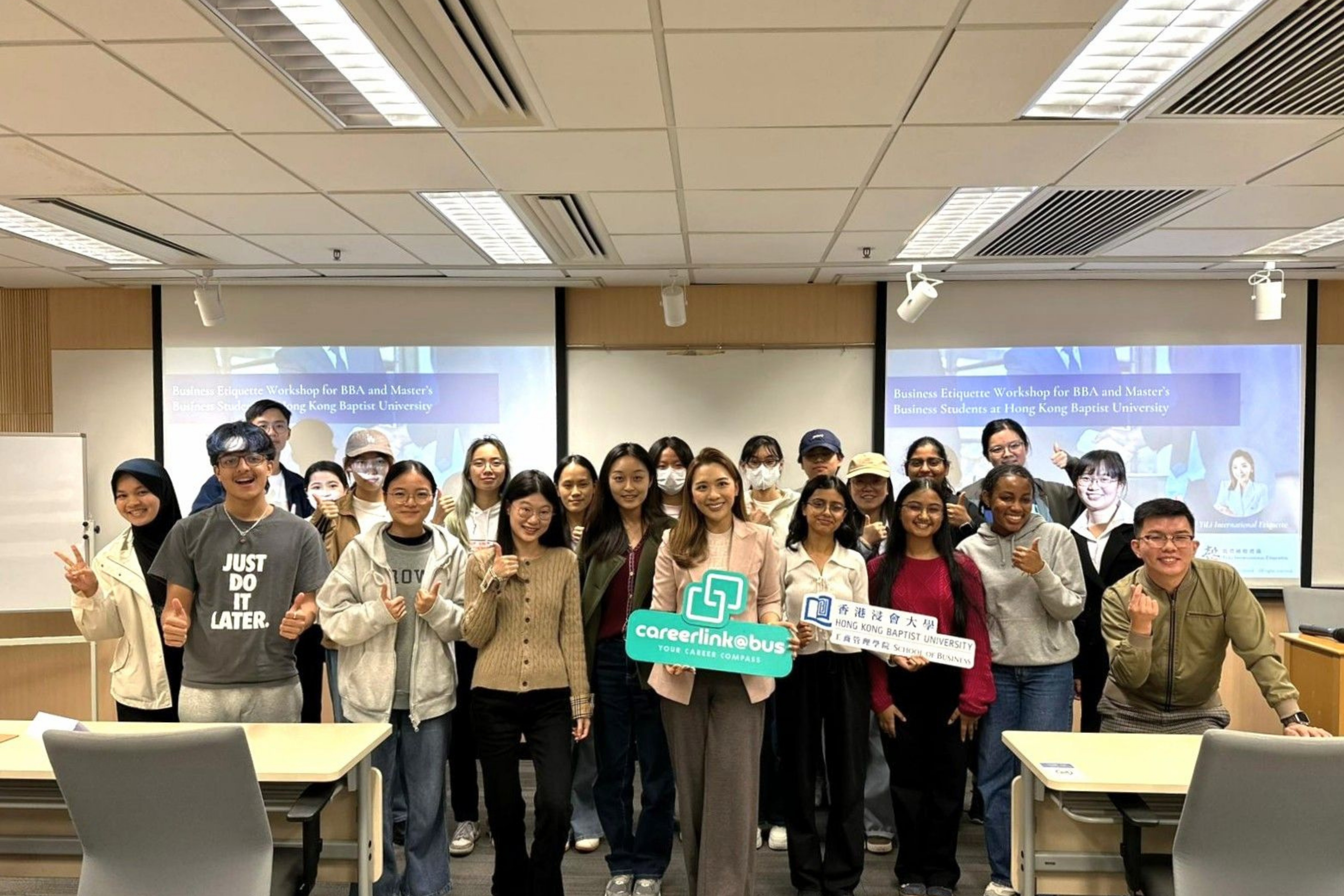 HKBU School of Business Empowers Students with Professional Etiquette and Networking Skills