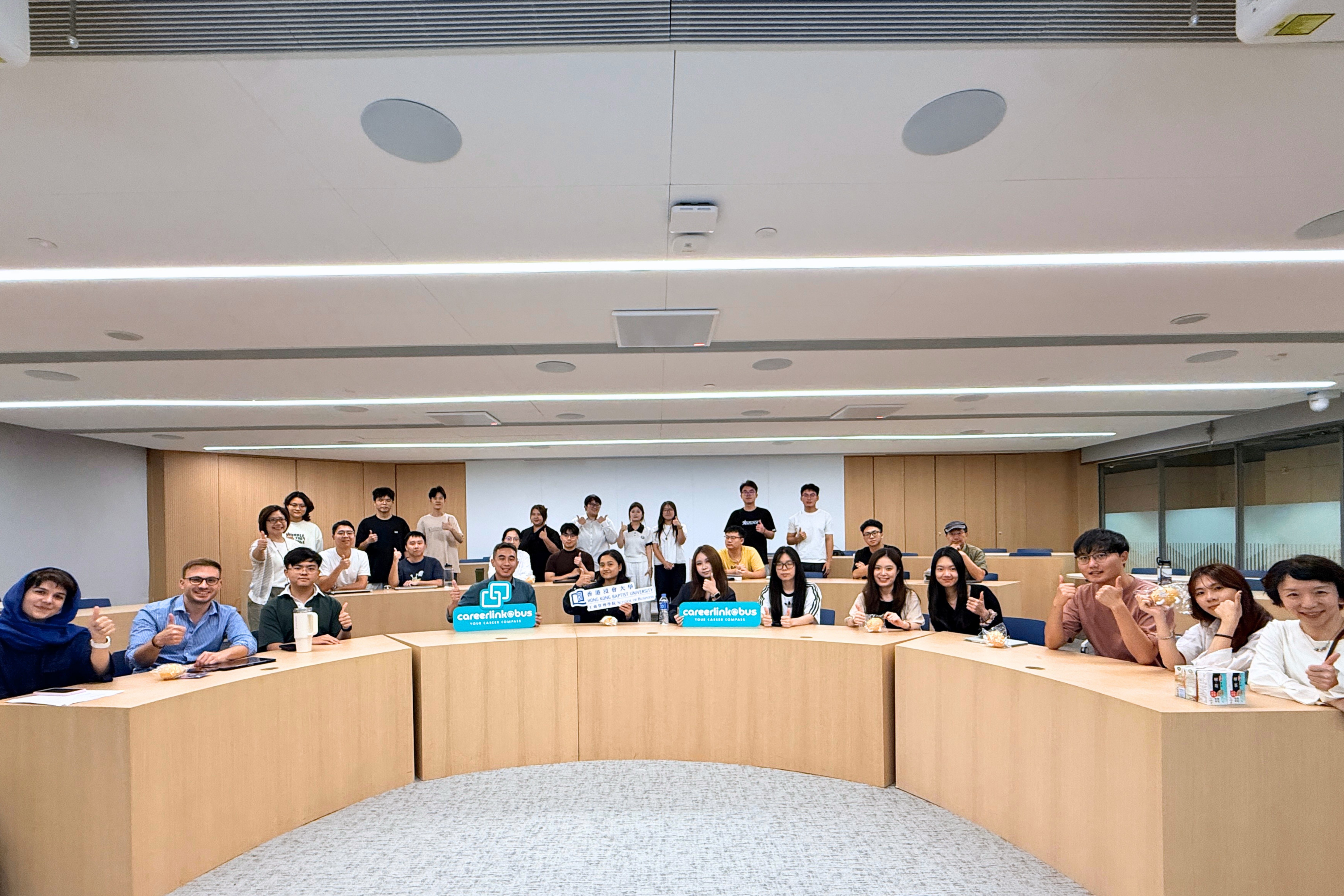 HKBU School of Business students join the HKSTP team for an inspiring session on innovation, technology, and future-ready careers.