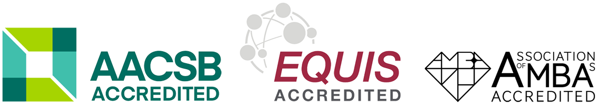 AACSB Accredited, EQUIS Accredited, Association of MBAs Accredited