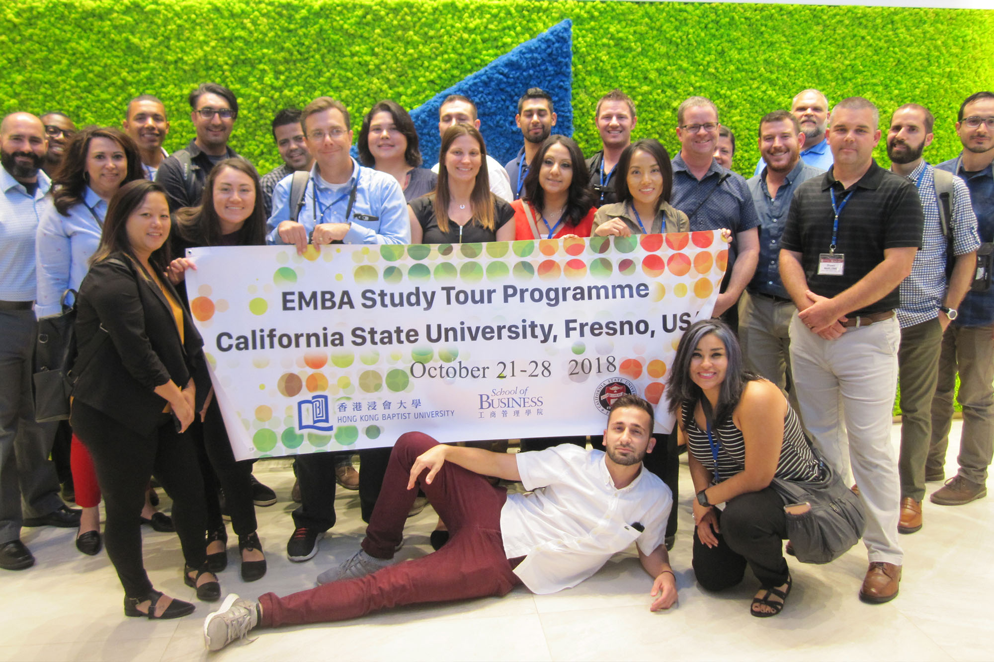 An EMBA delegation from the California State University, Fresno, USA